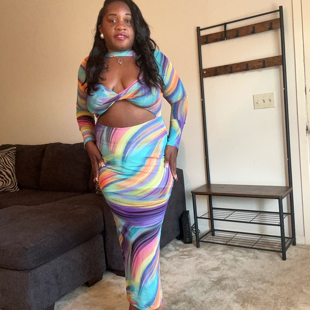 Multicolor Women's Sexy Summer Dress